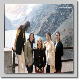 Portillo Chile circa 1974 (Barbara 2nd from Left)